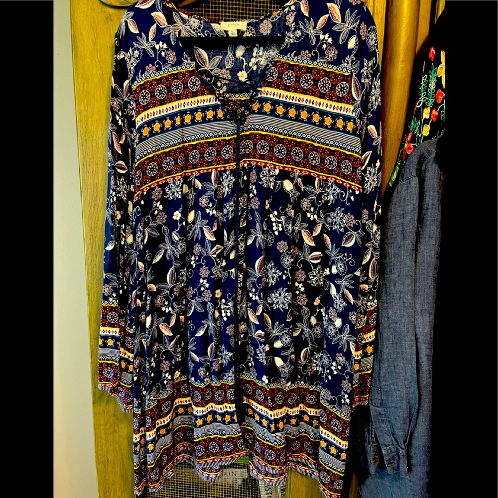 3X “Perch” brand tunic/dress. See measurements.